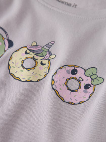 NAME IT Bluse Violet Lilac Marble